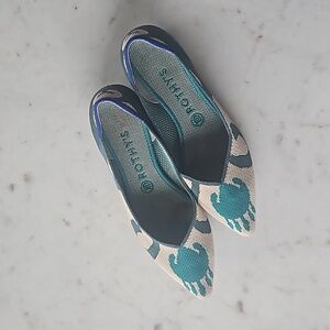 Rothy's The Point Morrocan Green Flats